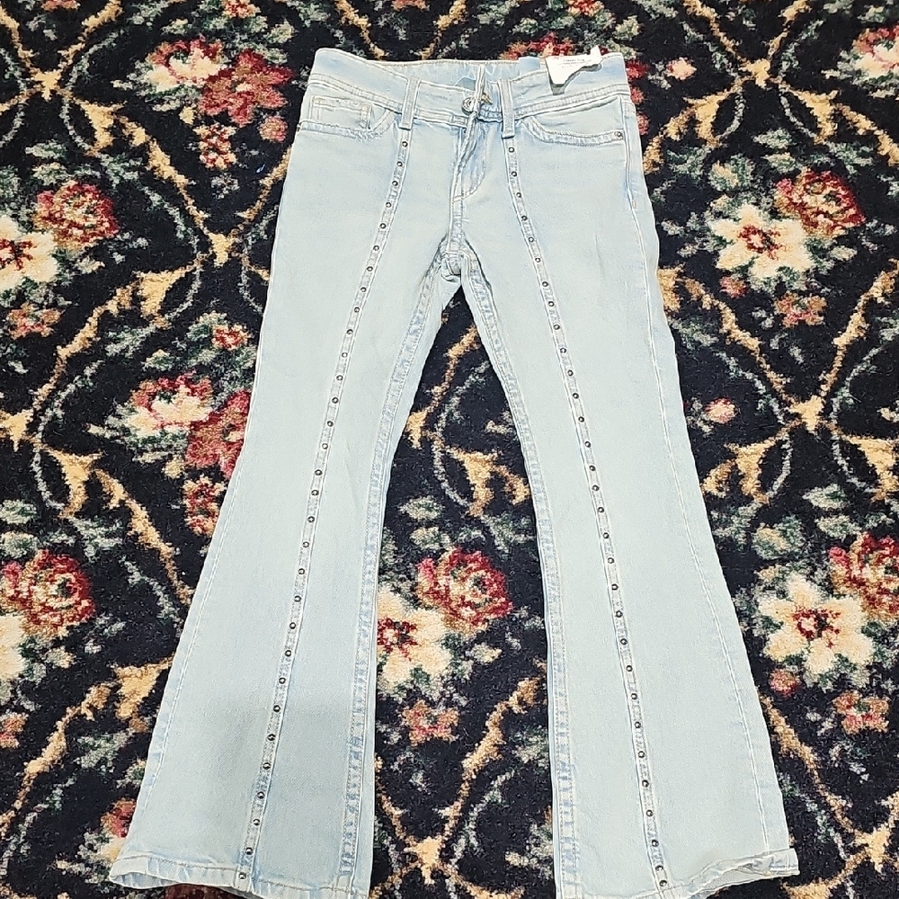 H&M Light Blue Wide Leg Jeans